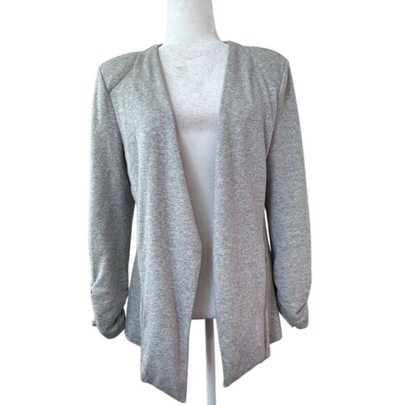 Tart Collections Gray Cardigan Open Front Long Sleeve SZ L - Picture 1 of 14